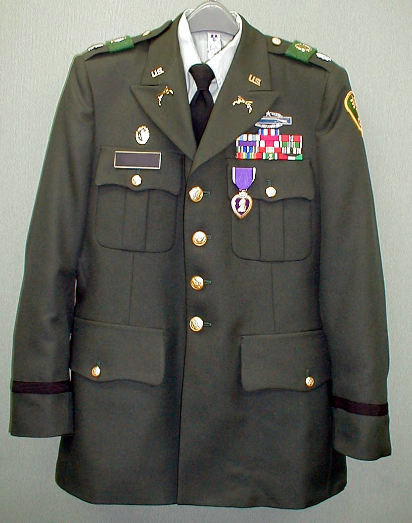 green service uniform